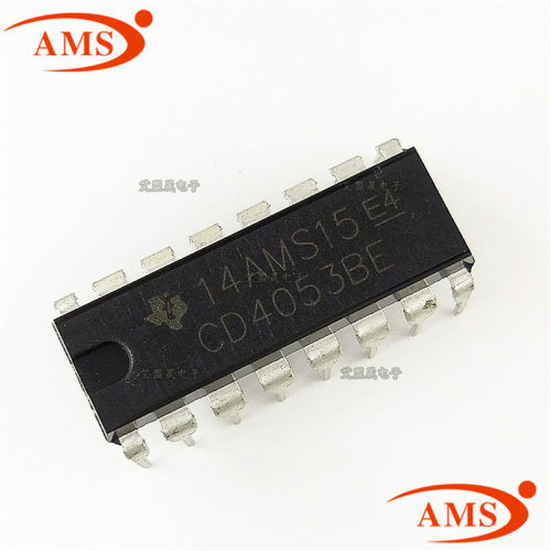 CD4053BE CD4053 DIP-16 模拟开关多路复用 多路分解IC 全新现货