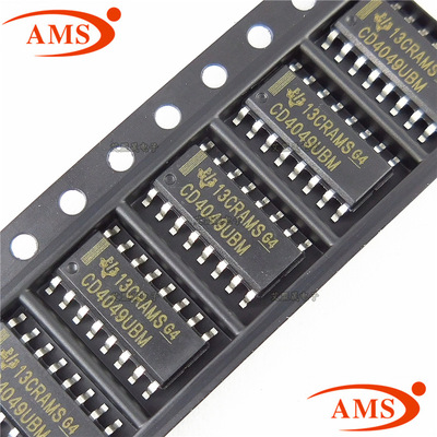 CD4049UBM CD4049 SOP-16贴片 六反相缓冲器 TI/德州 全新现货