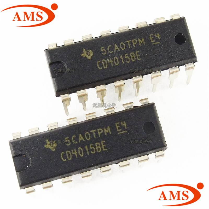 CD4015BE CD4015B DIP-16直插 移位寄存器逻辑IC芯片 全新现货