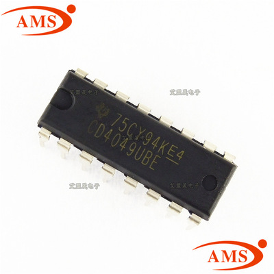 CD4049UBE CD4049 DIP-16直插 六反相缓冲/变换器逻辑 全新现货