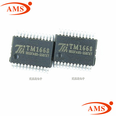 TM1668  SSOP-24贴片 数码管LED驱动IC TM/天微 全新原装现货