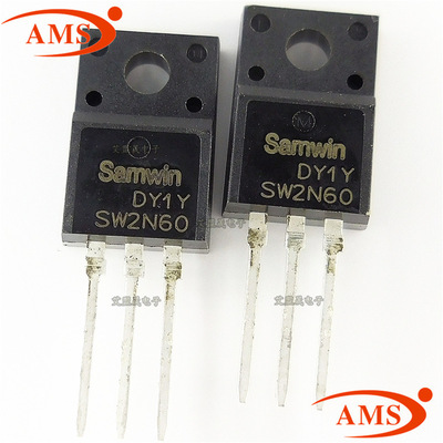 SW2N60 2N60 TO-220直插 MOS管场效应管 Samwin 全新现货