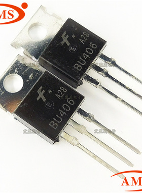 BU406TU BU406 TO-220 NPN低频功率晶体管三极管 FSC 全新现货
