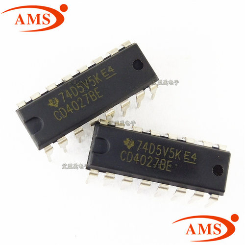 CD4027BE CD4027B 直插DIP-16 双J-K主从触发器逻辑IC 全新现货