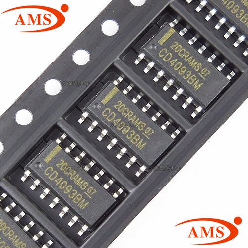 CD4093BM CD4093 SOP-14贴片 逻辑IC芯片 TI/德州 全新现货