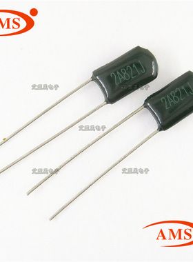 2A821J 820PF 0.82NF CL11绿色涤沦电容 100V821J 全新正品现货