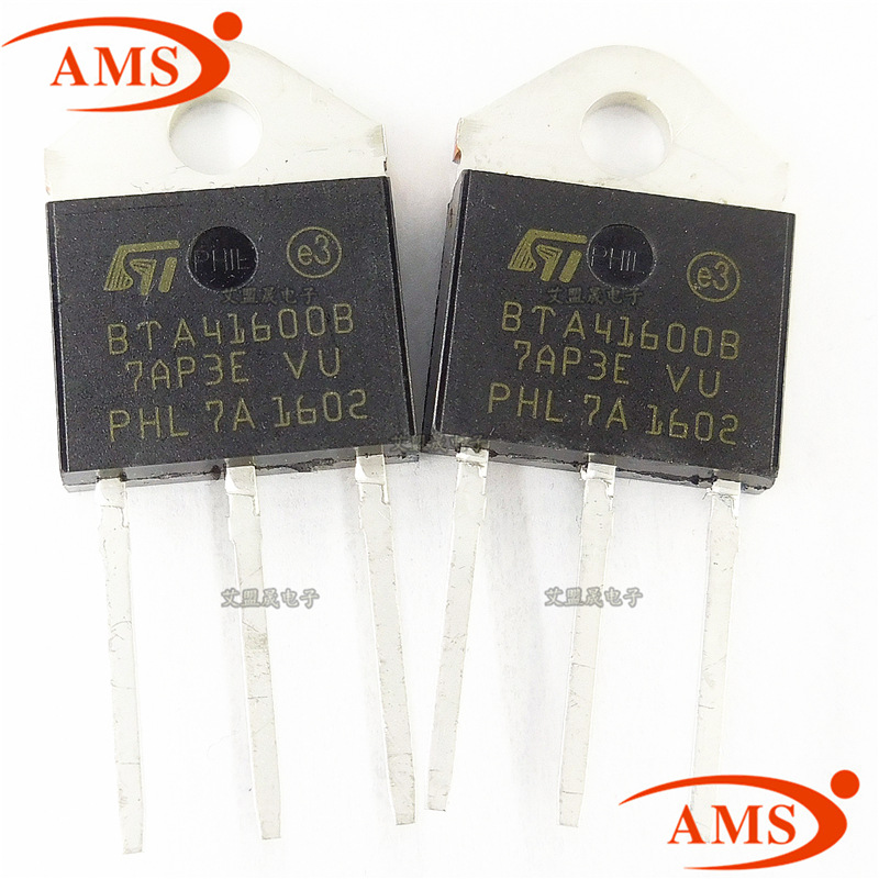 BTA41600B BTA41-600 TO-3P 双向可控硅 ST/意法 全新现货