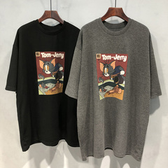 Official map price 65 polyester 30 cotton 5 spandex 2021 new cartoon short sleeve T-shirt