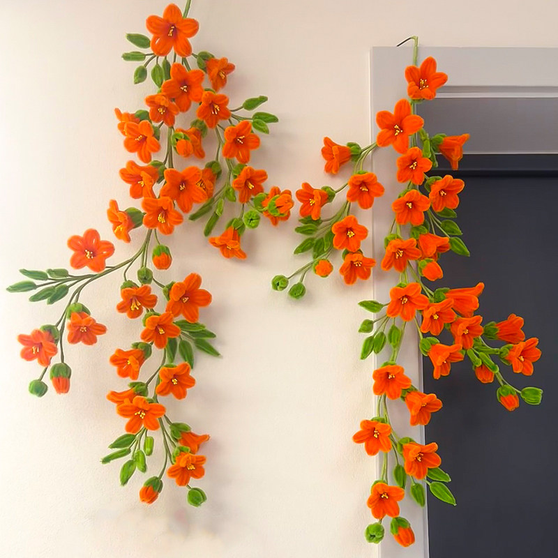 扭扭棒凌霄花束材料包手工diy自制创意墙面装饰挂件送朋友闺蜜,玩具/童车/益智/积木/模型,其他手工制作,淘宝优惠券,粉丝福利购,淘宝优惠卷