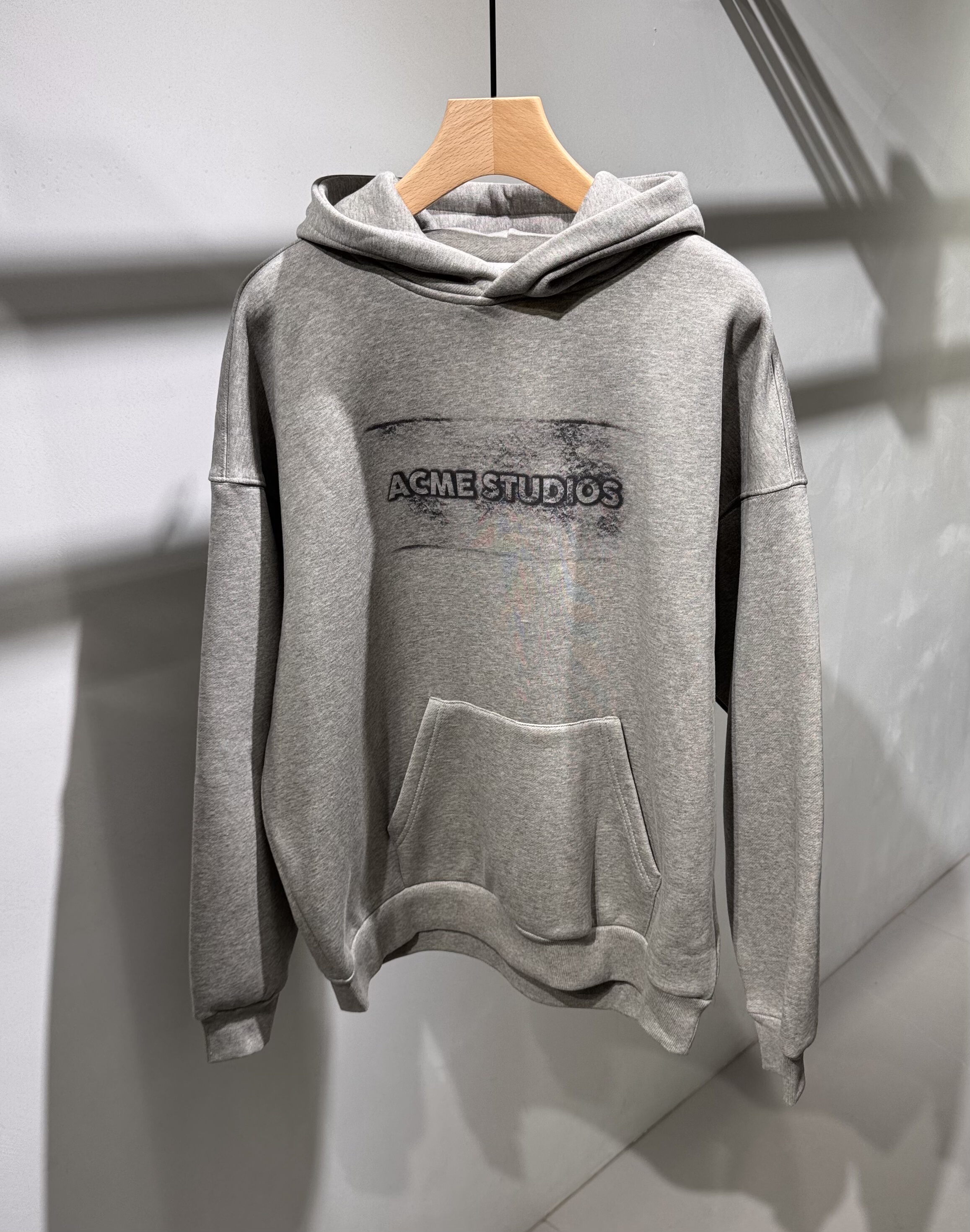 冬季新款男士字母印花加绒连帽卫衣美式潮流宽松百搭休闲加厚上衣