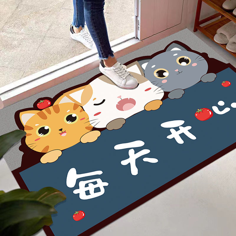 入户门好打理门口防滑地毯