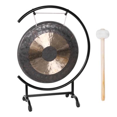 18in Gong Percussion Instrument on The Seaside C-Stand