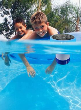 Solar Pool Ionizer Light Up Chlorine Holder Adjustable