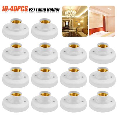 10-40PCS E27 Smart LED Light Switch Light Holder Corridor