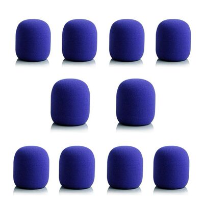 10x Microphone Windscreen Sponge Cover Foam Protective Cap