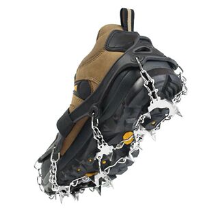 1 Pair Ice Crampons Stainless Steel 24 Teeth Mountaineering
