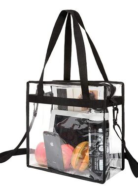 Clear PVC Tote Bag for Women – Large Capacity Waterproof