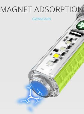 XHP50 LED Torch Light 500mAh 250LM Torch Lamp Type-C USB