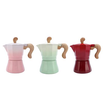 150ml Stovetop Coffee Maker Single Valve Aluminum Coffee