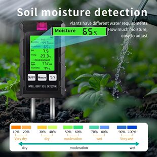 Air Moisture Nutrient Fertility Meter Gardening Tool Tester