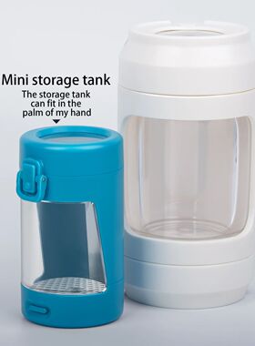 LED Lights Storage Container USB Rechargeable 50ml Herb Jar