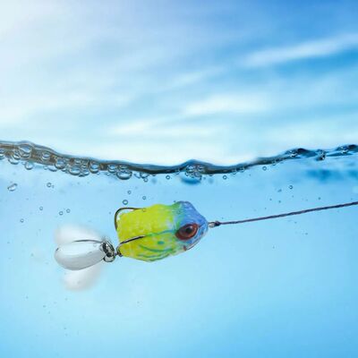 5pcs Mini Frog Soft Bait 25mm 3g Bionics Sequin Frog Bait