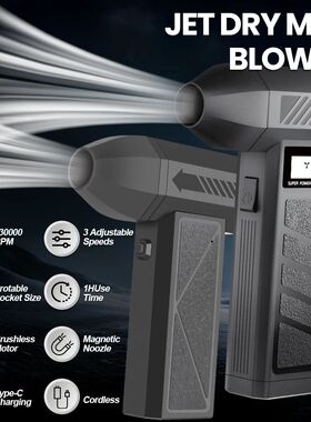 130,000RPM Air Blower Brushless Motor Hand Turbo Jet Fan