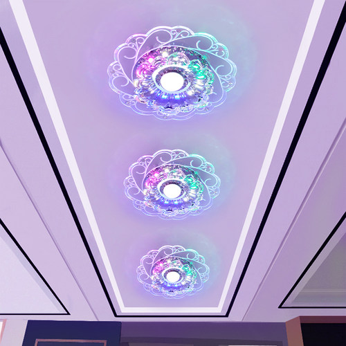 led走廊灯过道灯水晶筒灯阳台灯