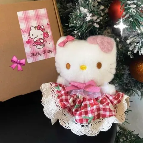 ins包包玩偶挂饰高颜值公仔可爱kitty钥匙扣礼物女毛绒心挂件