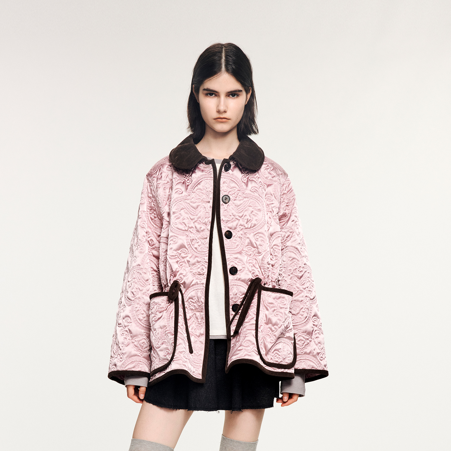 古典纹样绗棉M65内胆棉服