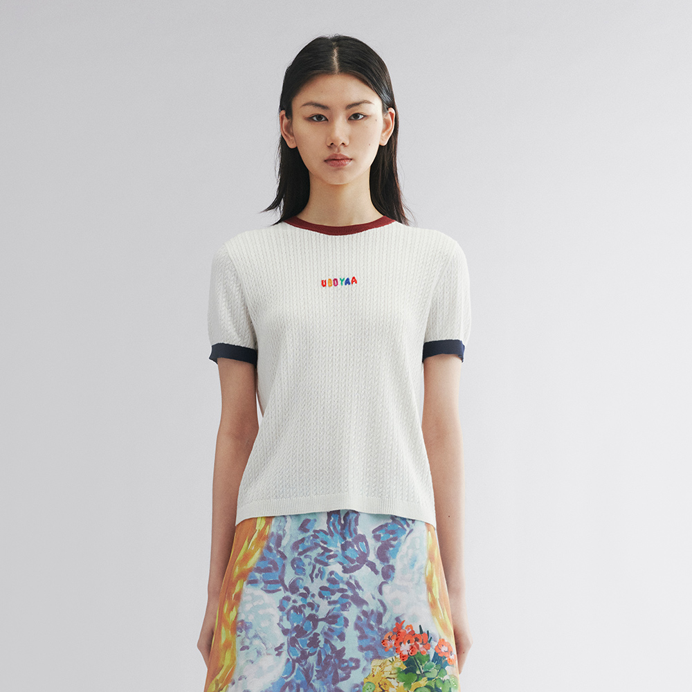 经典RingerTeeLOGO绞花毛衫T恤