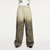 UOOYAA 「魔法花园」超现实羽毛水洗牛仔裤 乌丫2025冬季 新款