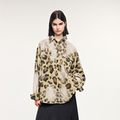 乌丫2025冬季 新款 「魔法花园」豹纹灯芯绒工装 UOOYAA 衬衫