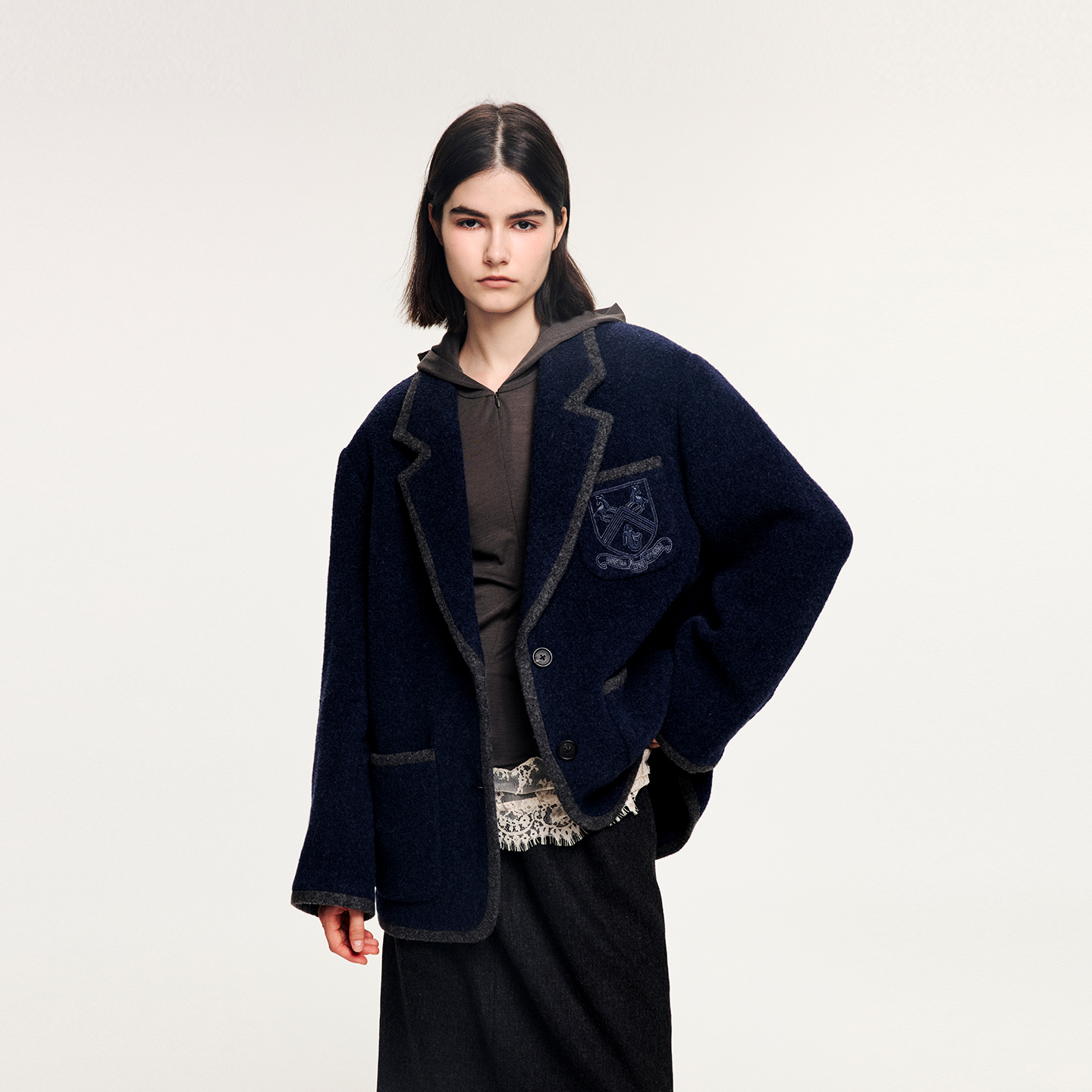 UOOYAA/乌丫毛呢学院西装