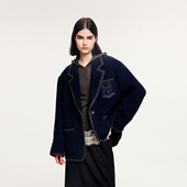 UOOYAA 「奇幻都市」毛呢学院西装 乌丫2025冬季 新款