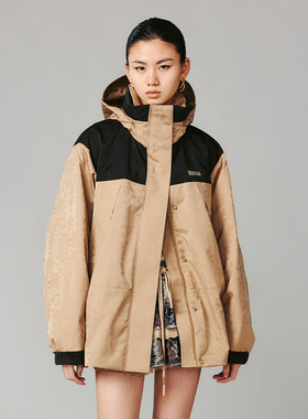 UOOYAA/乌丫欧式缎面提花机能羽绒服