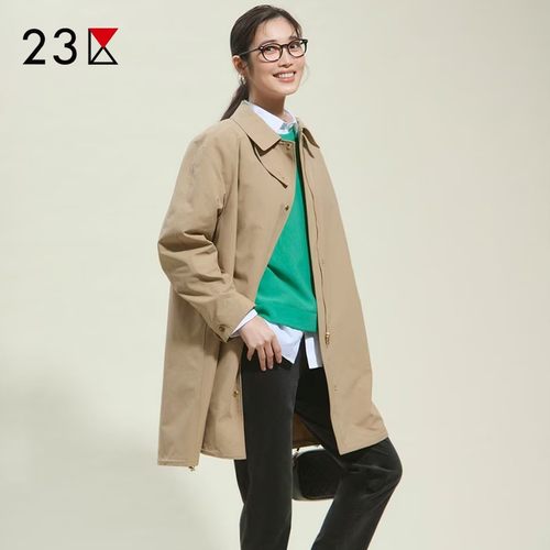 夹棉背心风衣二合一外套商场同款