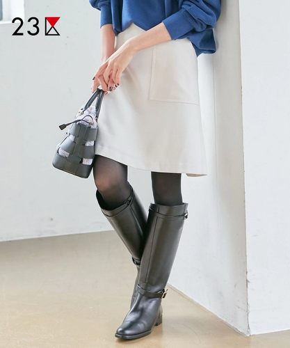 通勤羊毛混纺A字半身裙商场同款