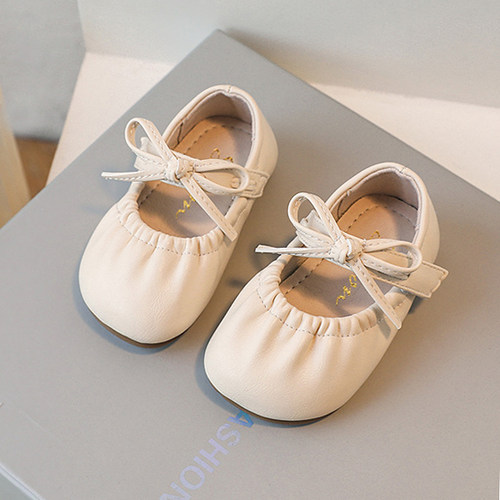 书萌女宝宝软底公主鞋子