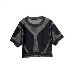 无性别短款 A·A·Spectrum光谱·VECTOR SHIRT 镂空T恤 UNISEX