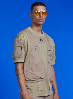 A·A·Spectrum光谱·TACTIQUE TEE 经典拼料机能风短袖T恤