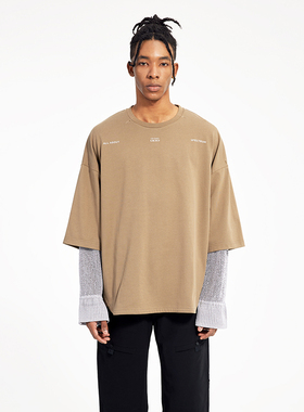 A·A·Spectrum光谱·KNOCKOUT T-Shirt 破洞拼接休闲短袖T恤