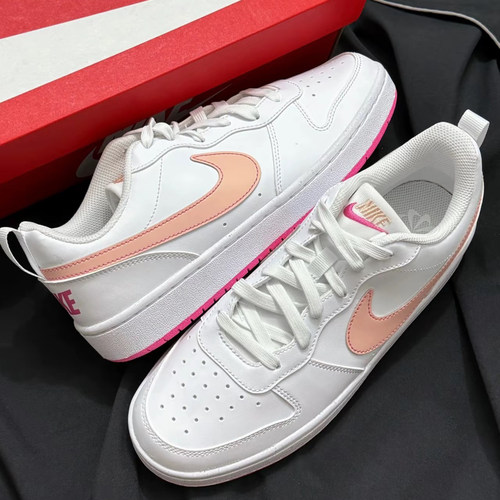 正品NIKE耐克COURT女鞋时尚简约低帮运动轻便休闲板鞋DV5456-111