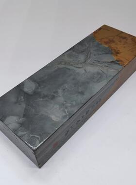 南岭赤系黄板天然精细磨粉末钢硬钢磨刀石砥石海蓝8000-10000目上
