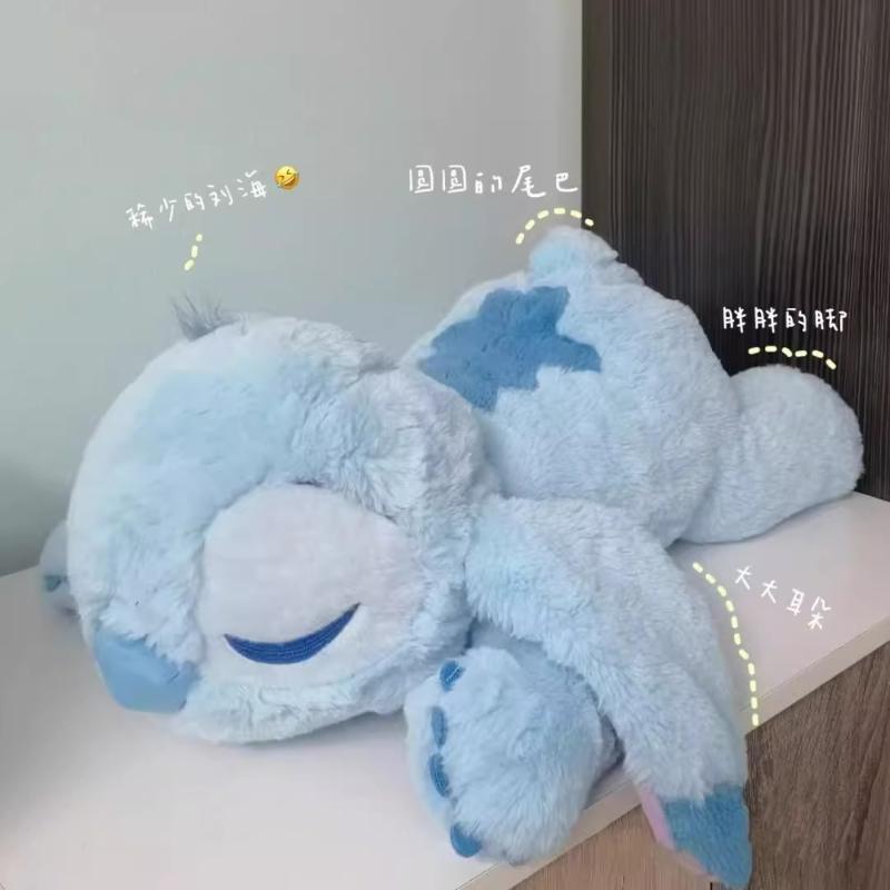 趴款眯眼史迪仔玩偶毛绒玩具公仔可爱史迪奇少女心抱枕生日礼物