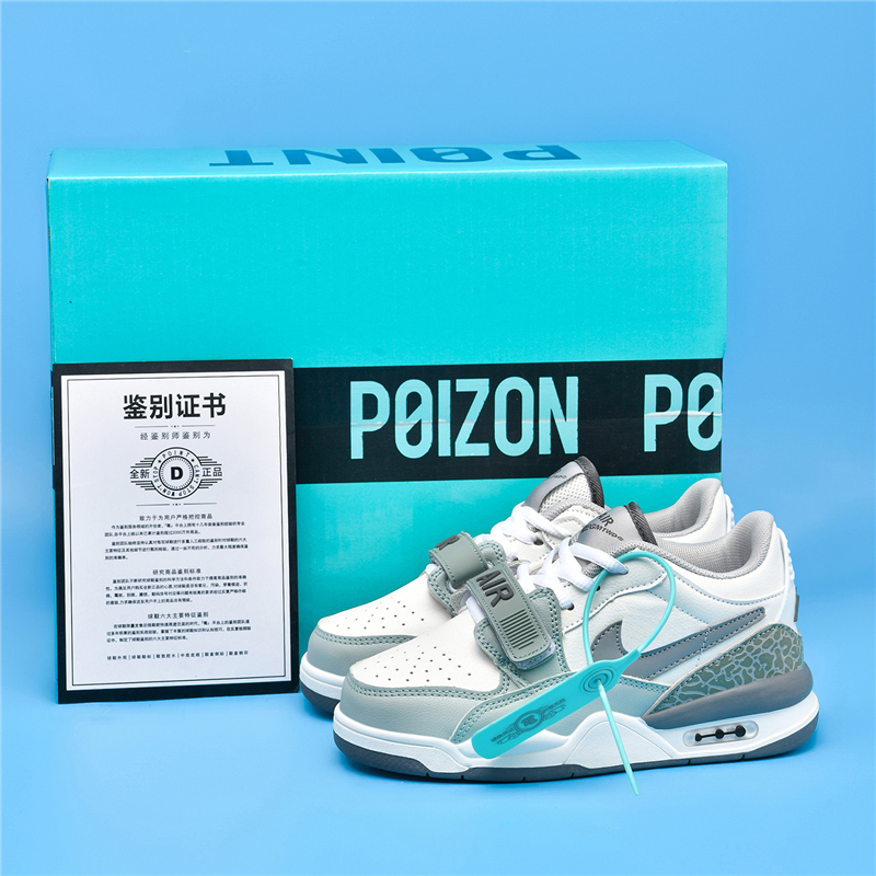 童鞋aj男鞋312白色气垫篮球鞋低帮板鞋小学生儿童运动鞋摩擦会响