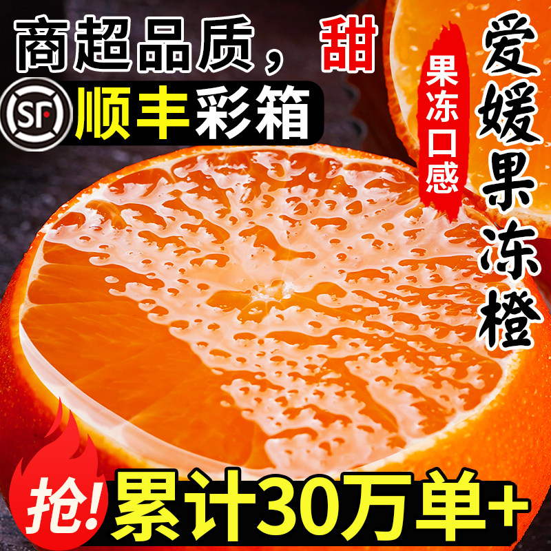 【现货顺丰】爱媛果冻橙丨彩箱图片