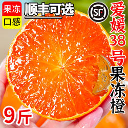 爱媛果冻橙38号橙子新鲜水果当季整箱5斤四川柑橘手剥官方旗舰店9
