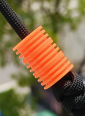 SSD工作室橙色树脂伞绳EDC刀坠背包DIY折刀钥匙扣挂坠三个一组