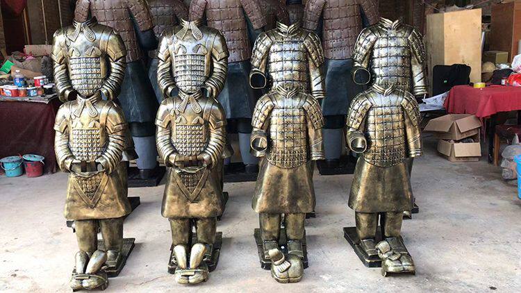 兵马俑工艺品摆件照相道具抖音网红同款西安特色纪念品拍摄俑原创